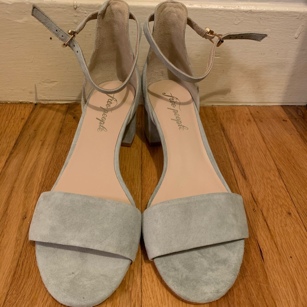 Free People marigold block heel sandal